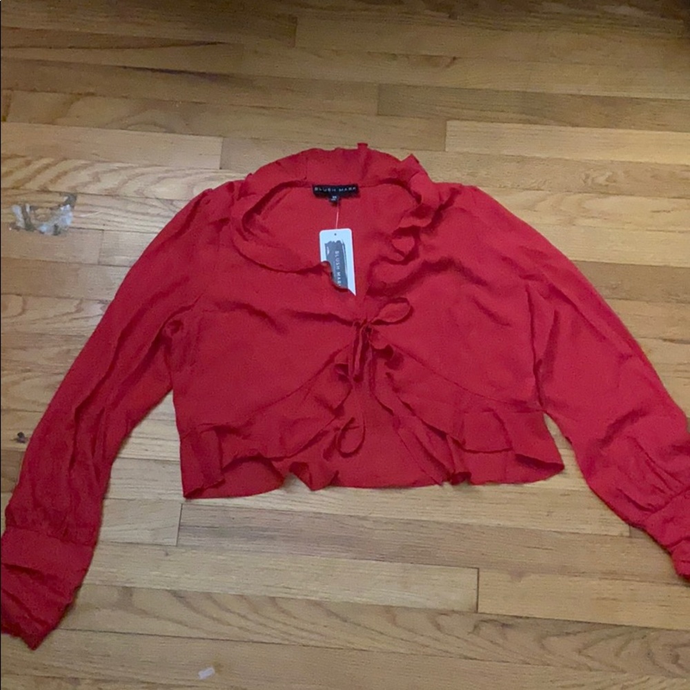 Red blouse